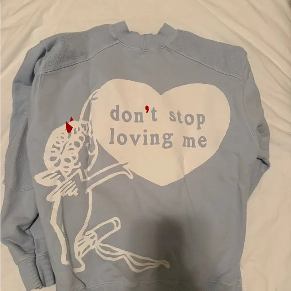 Boys Lie Light Blue Graphic Crewneck Sweater - Picture 5 of 8